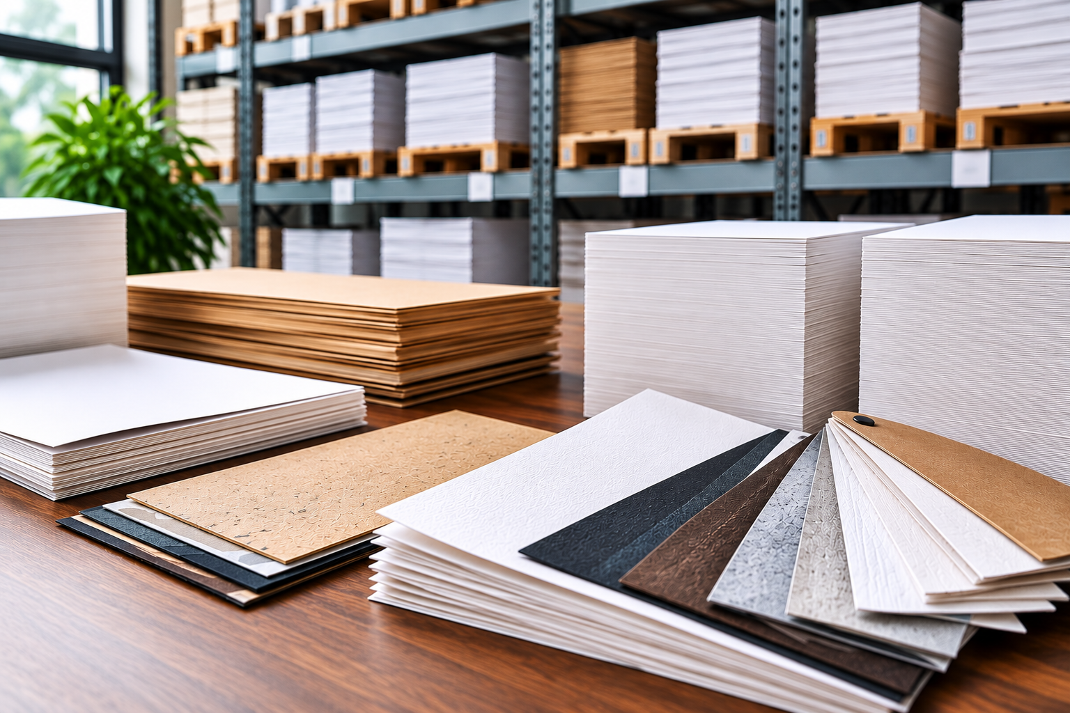 Verschiedene Papiersorten und Materialien bei fun4print
