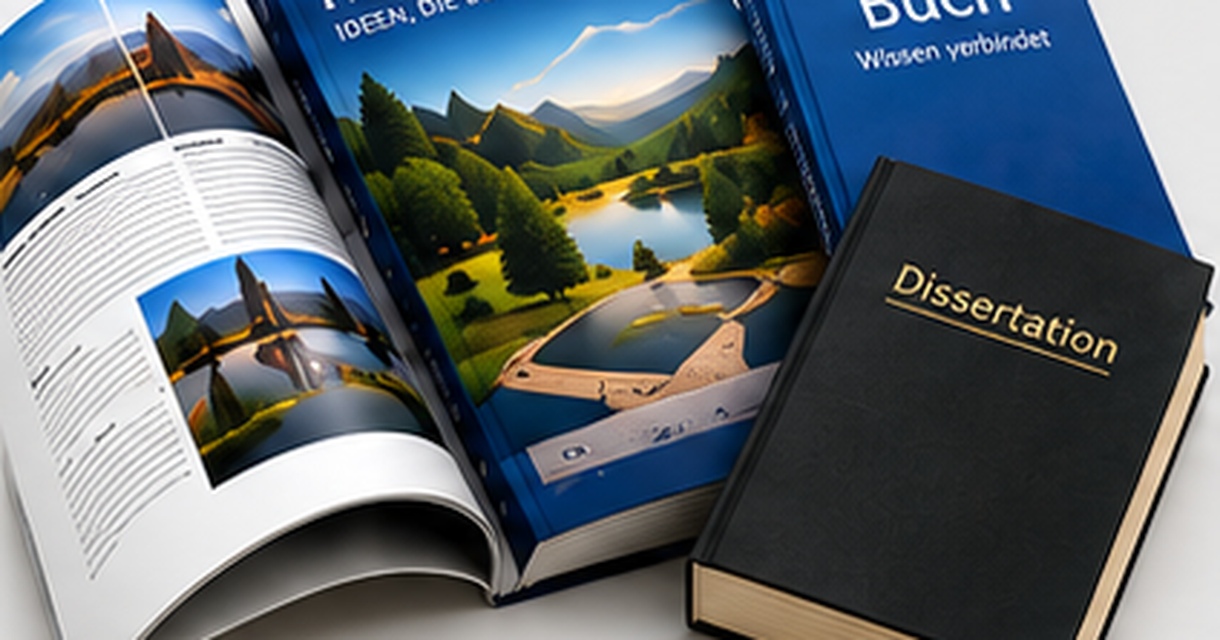 Broschüren, Magazine, Bücher und Dissertationen drucken